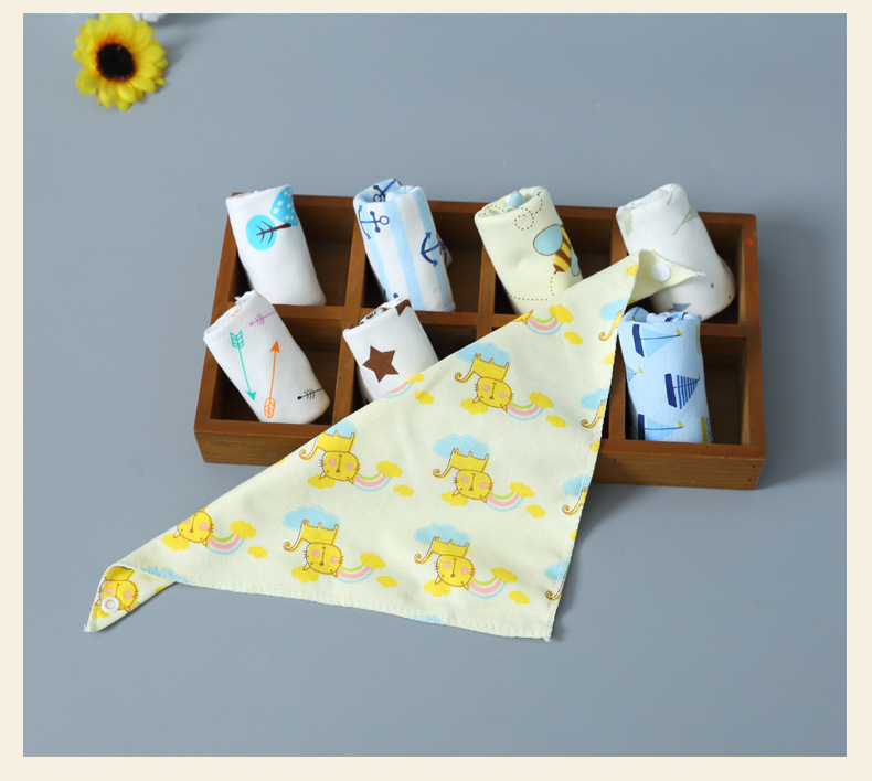 Muisungshop- 5 และ 10 ผืน Babybibs ผ้าซับน้ำลายเด็ก คละลาย