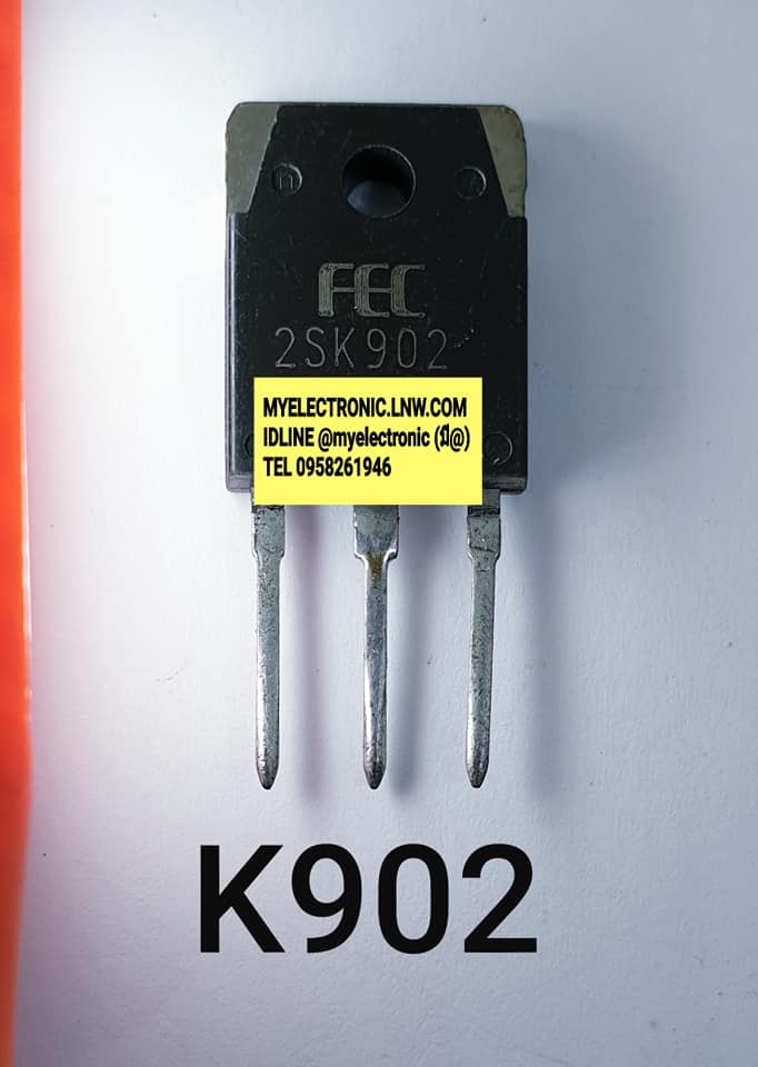 2SK902ยี่ห้อFEC ตัวถังTO247/3ขาราคาตัวละบาท