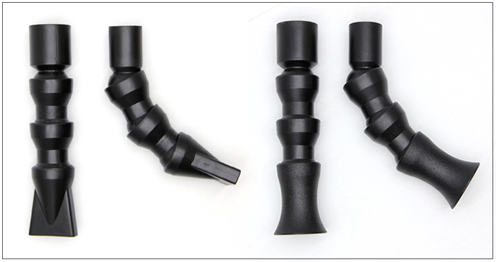 ปลายท่อ น้ำลง สีดำ ปากกลม 25 มิล