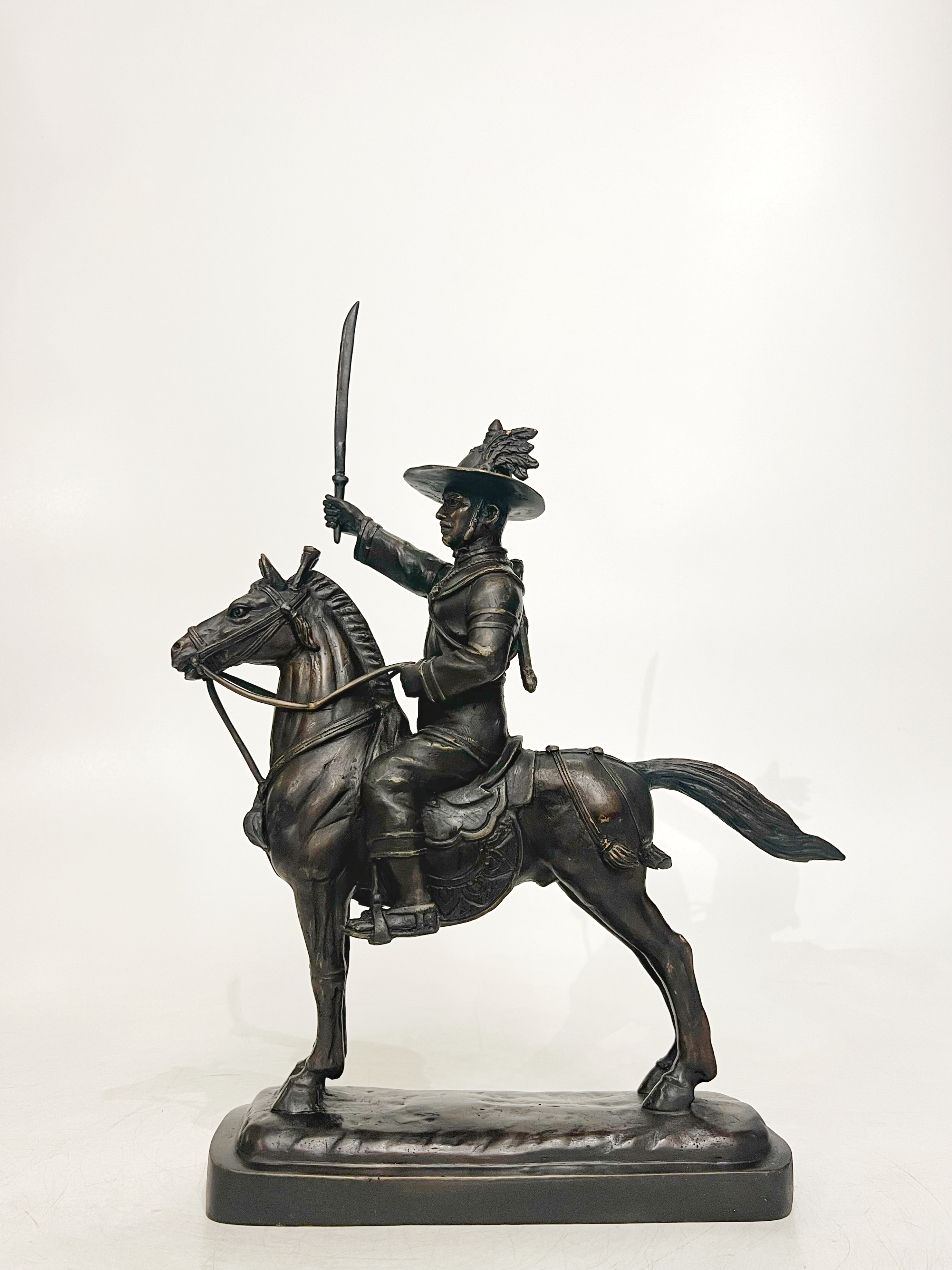 รูปหล่อ พระเจ้าตากสินมหาราช ทรงม้า หน้าตัก 5 นิ้ว