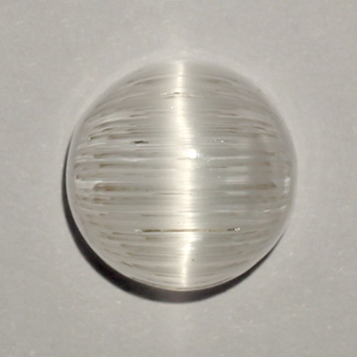 **ขายแล้ว**โทปาสตาแมว (Cat's eye Topaz) 7.81 กะรัต ตาแมวไหมสีเงิน หายาก