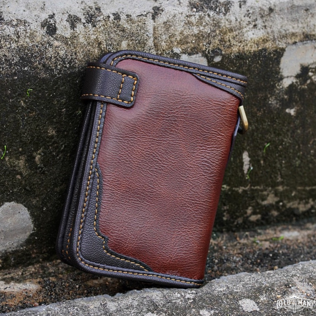 Ledger wallet หนังวัว+หนังแพะ