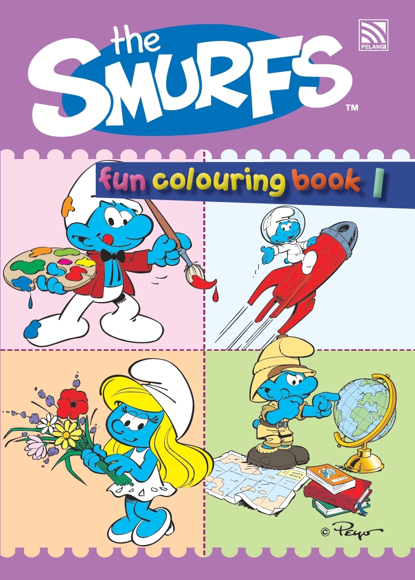 The Smurfs fun colouring