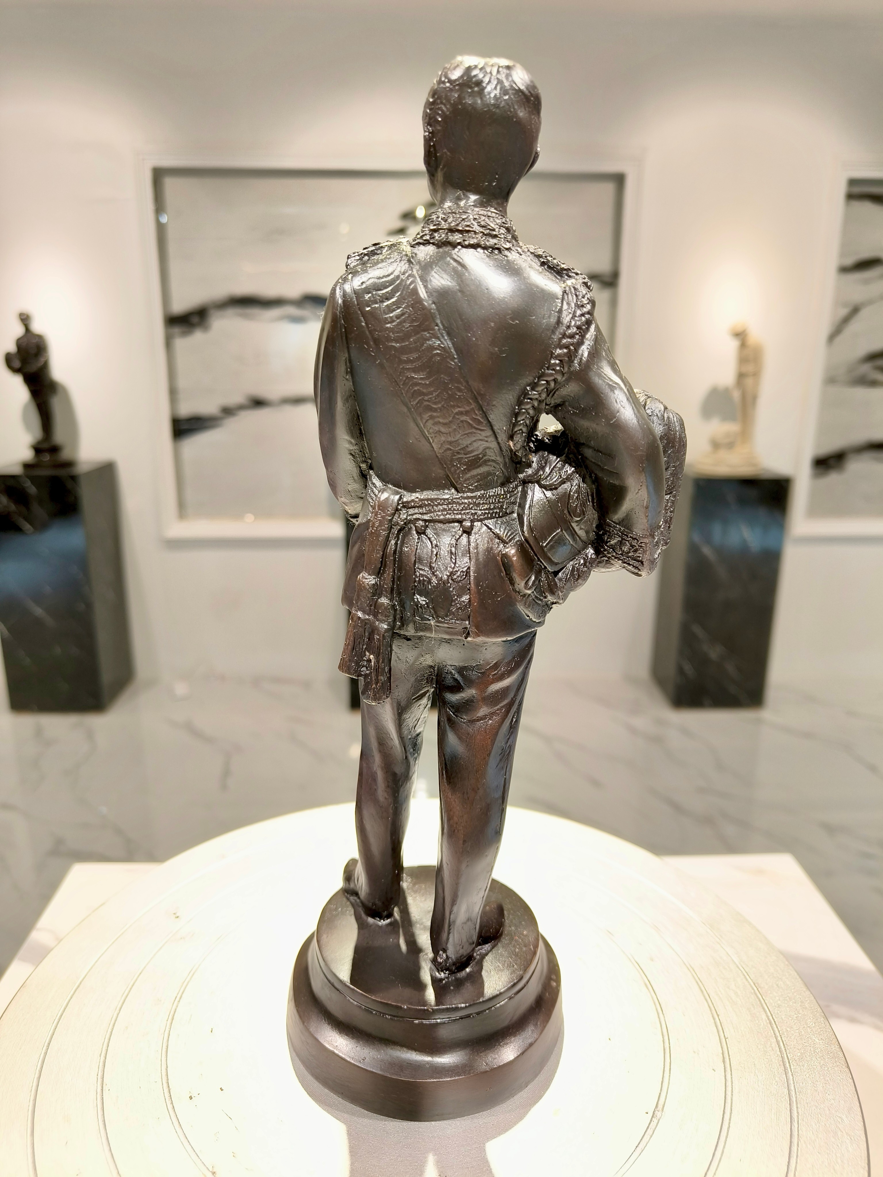 รูปหล่อ รัชกาลที่ 5 ร.5 หน้าตัก 5 นิ้ว วัดบางพระ ปี พ.ศ.2539