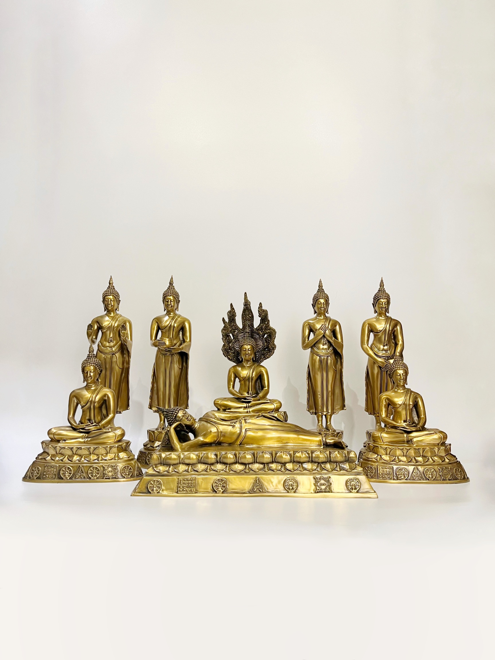 รูปหล่อชุด พระประจำวันเกิด (8องค์) หน้าตัก 5 นิ้ว