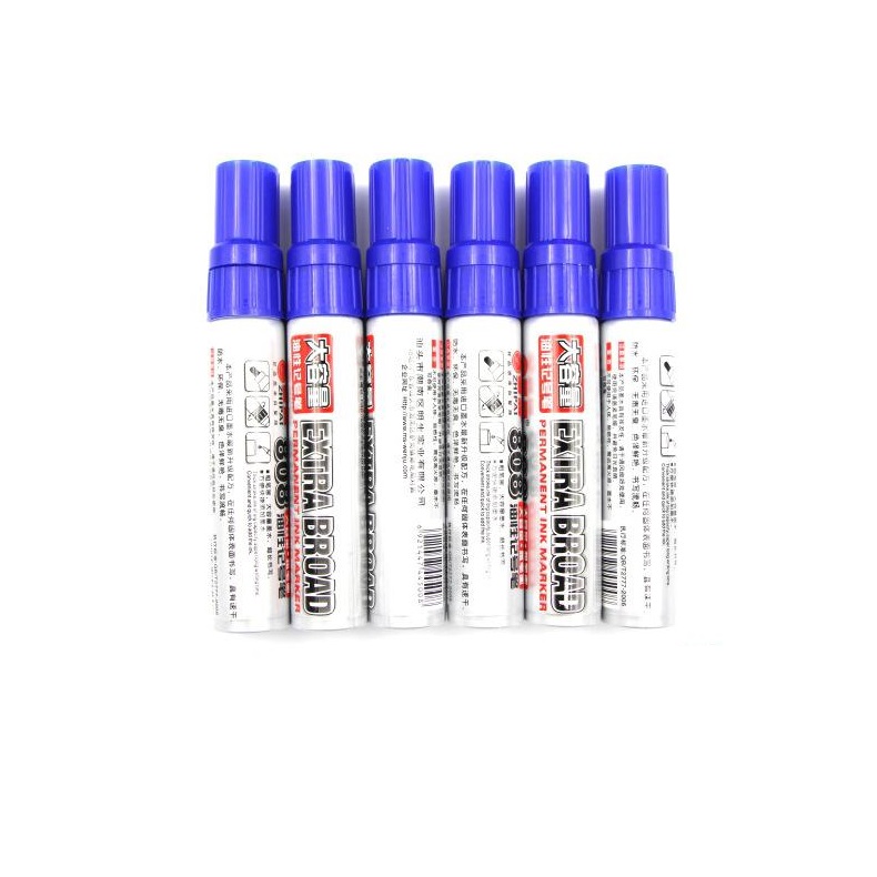 MUISUNGSHOP ปากกาเขียนทุกพื้นผิว จัมโบ้ ด้ามใหญ่ (Permanant Broad Marker) แบบเติมหมึกได้