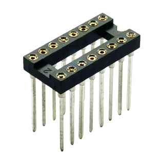 ซ็อกเก็ต ไอซี 16 ขา (Socket 16 Pin) แบบ DIP แบบขายาว 12.95mm