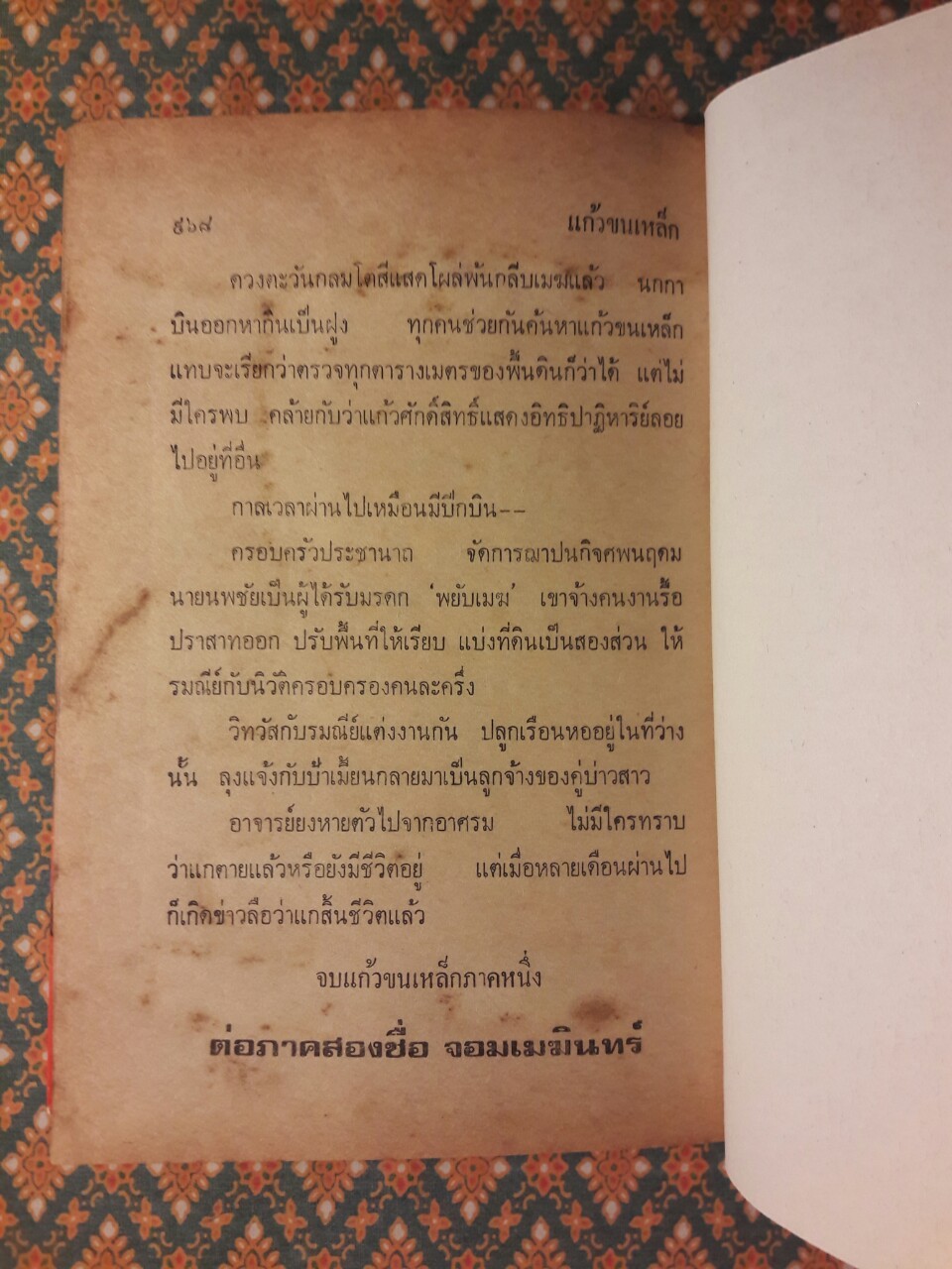 แก้วขนเหล็ก (2 เล่มจบ)