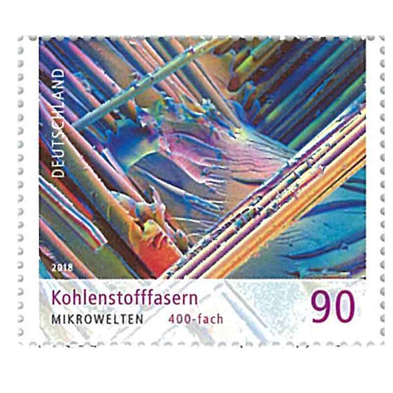 Germany Stamp, 2018 Kohlenstoffasern
