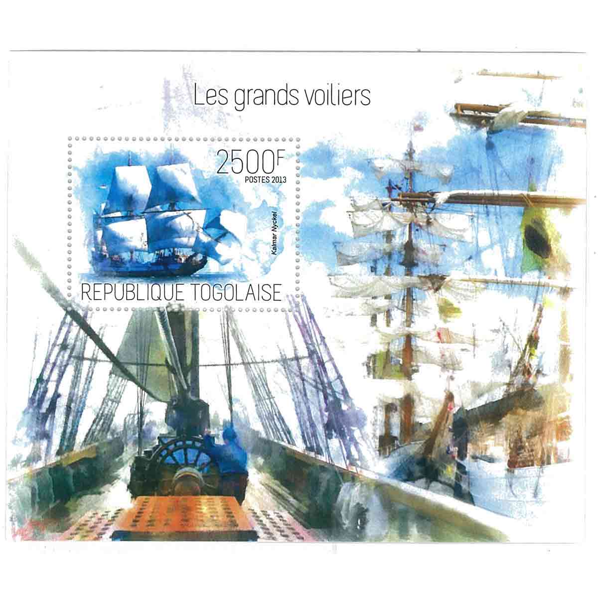 Togo Stamp, 2013 Tall Ships, Transportation S/S