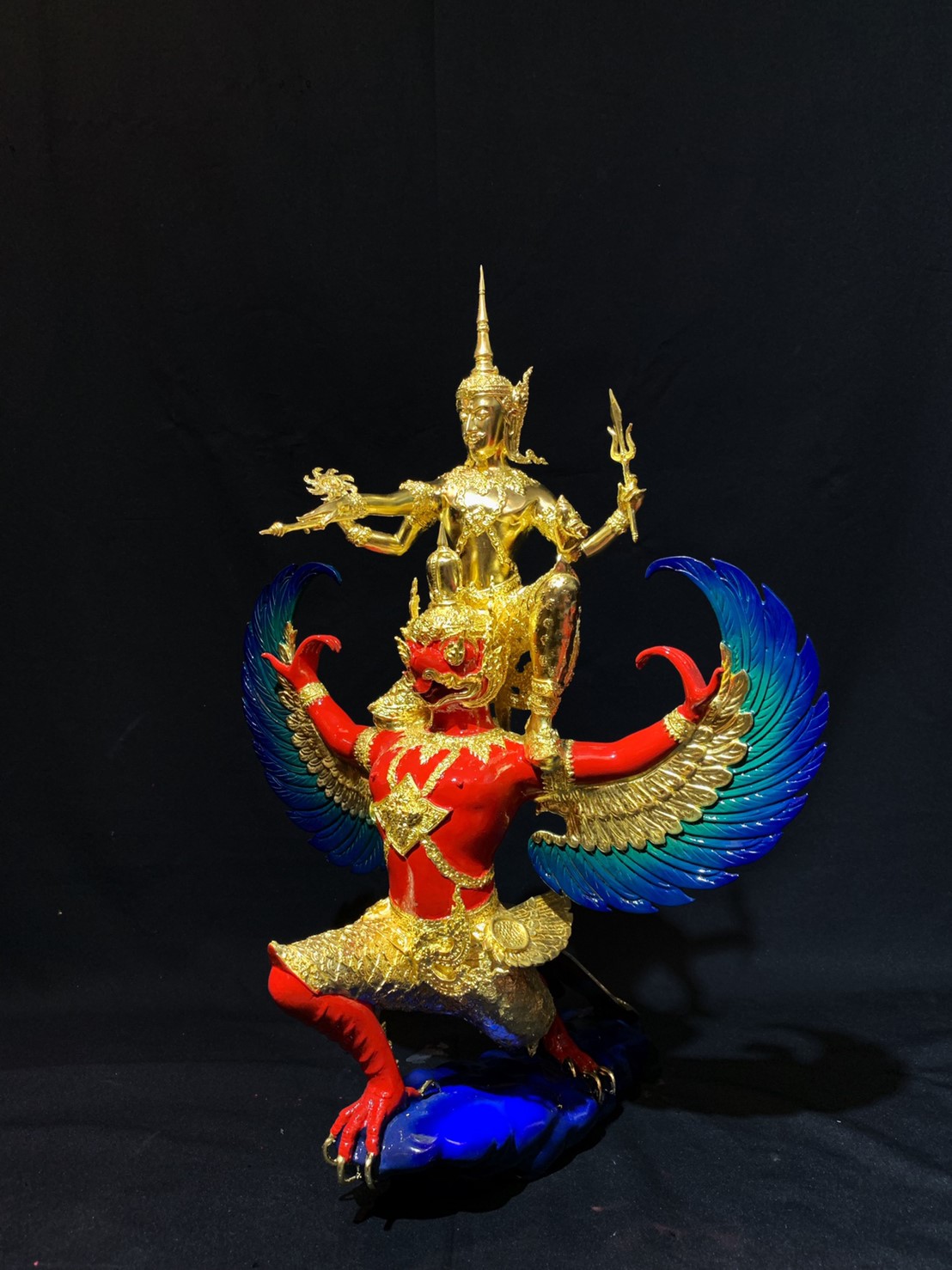 เทวรูป พระนารายณ์ทรงครุฑ หน้าตัก 9 นิ้ว
