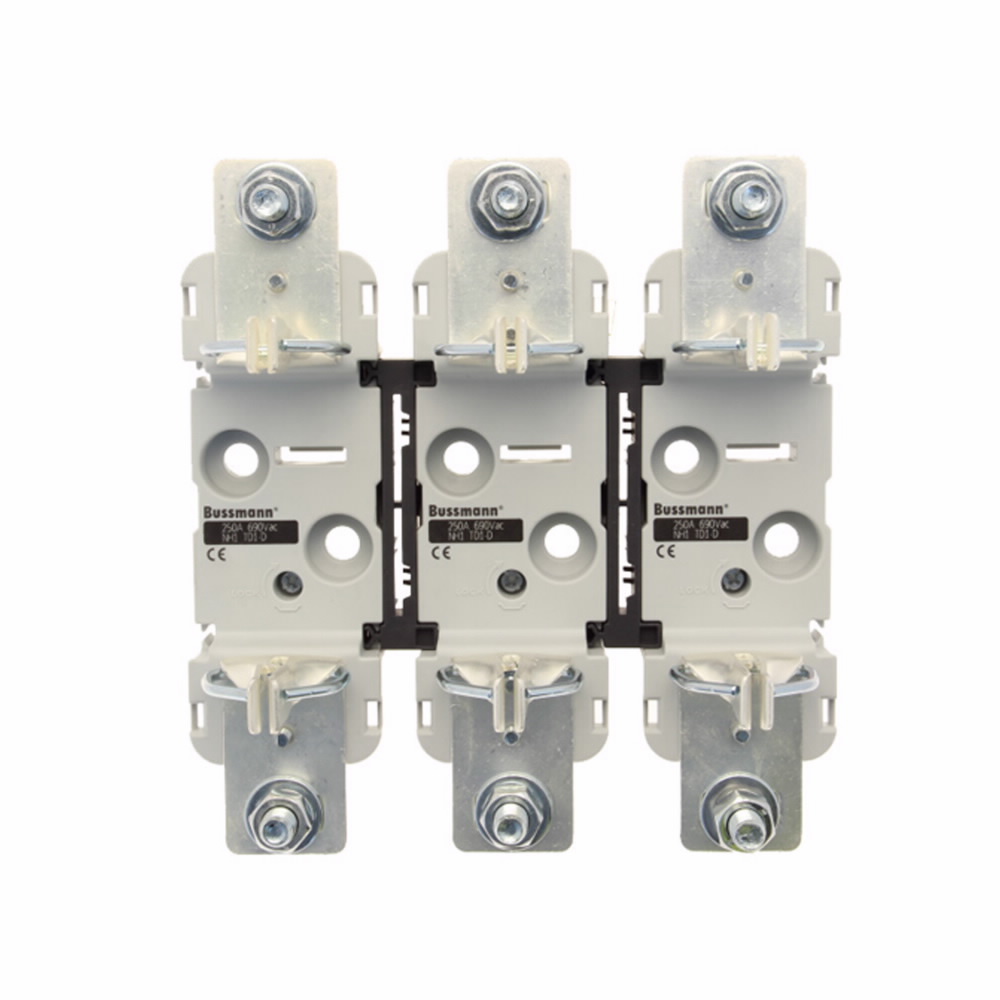 ฐานฟิวส์ TD1-D 3P 250A 690V สำหรับฟิวส์ 40x75x53mm (NH1) Bussmann