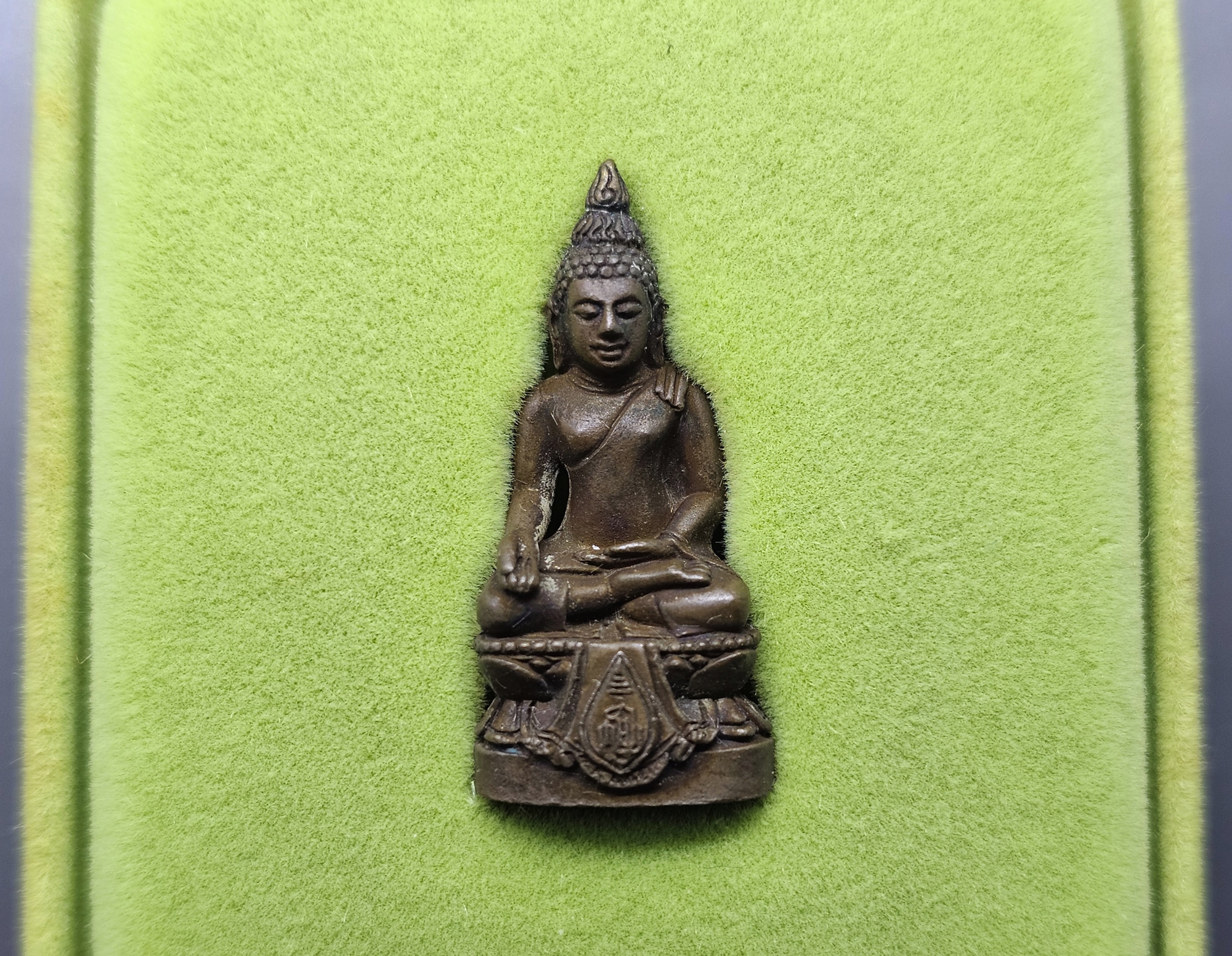 กริ่งพระไพรีพินาศ ญสส.สมเด็จพระญาณสังวรฯ เนื้อนวะ รุ่นถวายราชสักการะ วัดบวรนิเวศวิหาร ปี2534 พร้อมกล่องเดิม