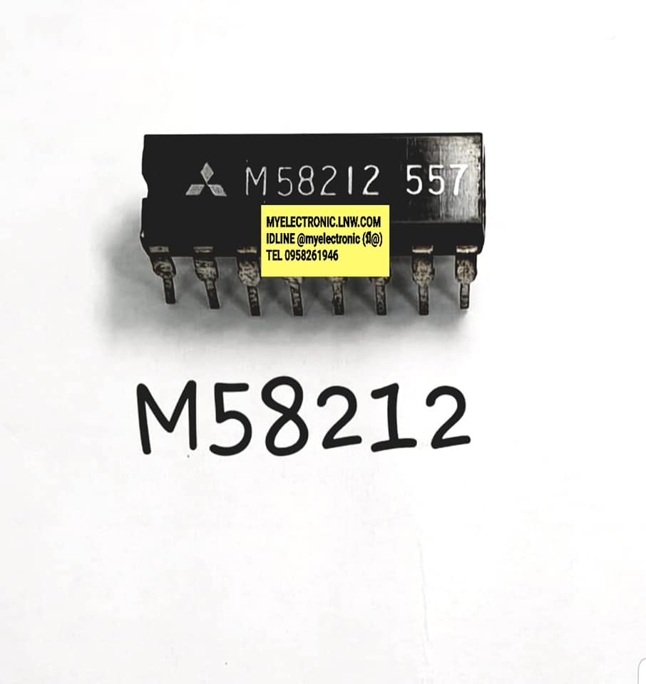 ICM58212ยี่ห้อMITSUBISHIตัวถังDIP16ขาราคาตัวละ