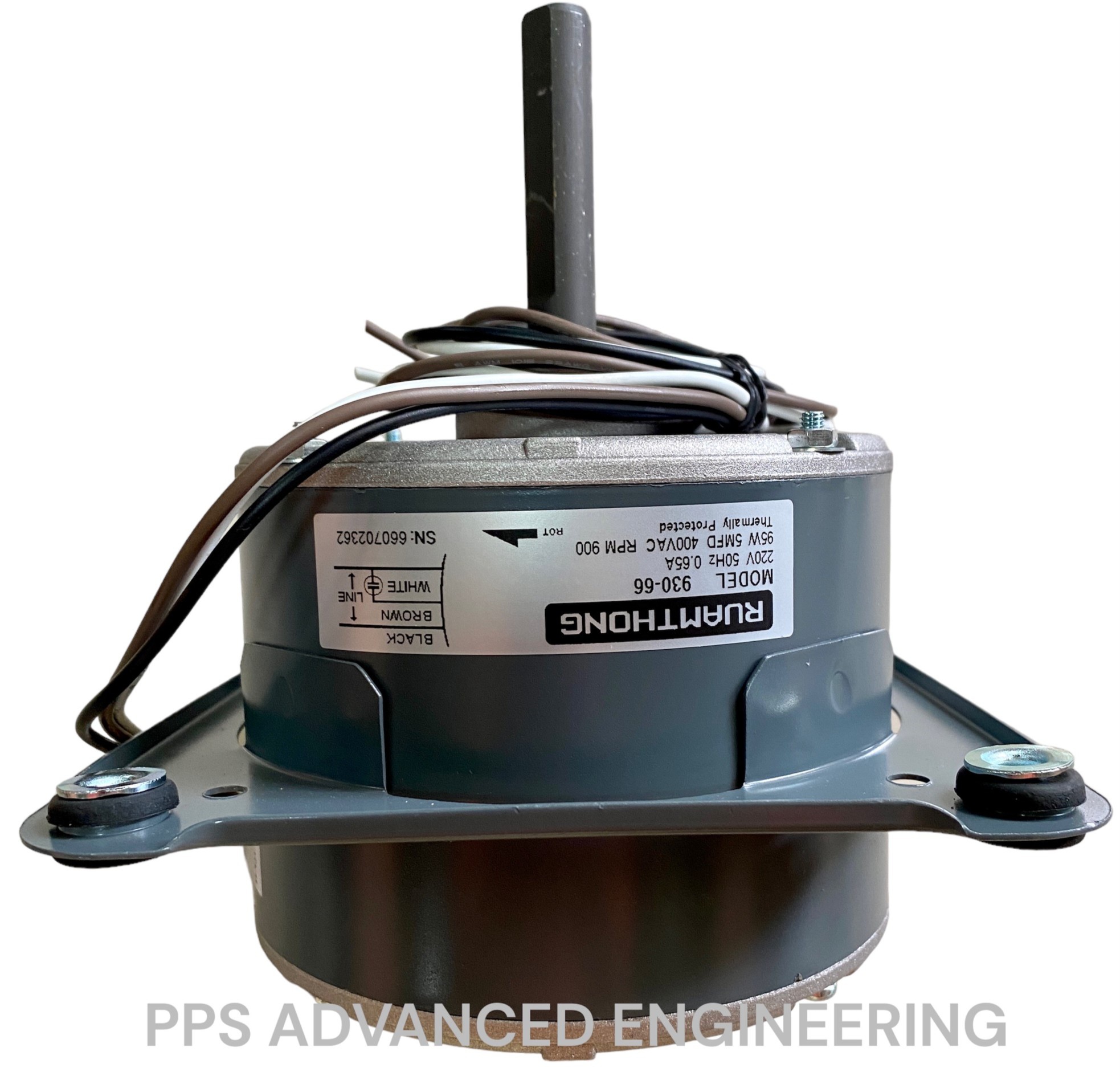 MOTOR Condensing Brand :Ruamthong Model : 930-66 /มอเตอร์คอยล์ร้อน ยี่ห้อ รวมทอง รุ่น 930-66