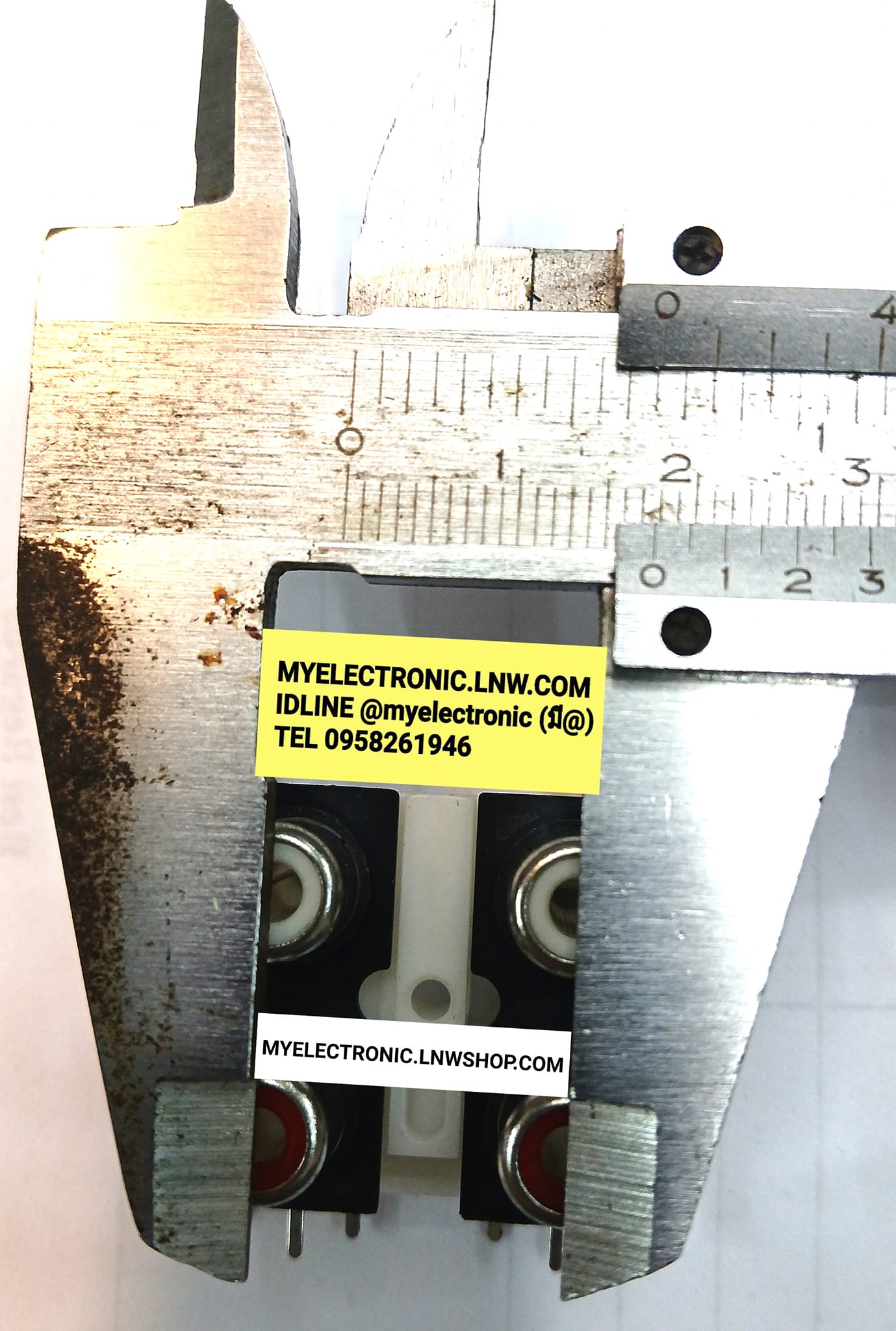 ขาย แจ็คRCA4P 6ขาลงปริ้น PCB แจ็คRCA4จุด 6ขาลงปริ้น PCB JACK RCA4P ราคา ตัวล่ะ . . . . หน่วย บาท