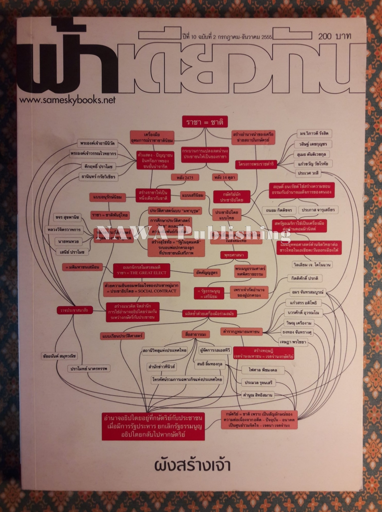 ฟ้าเดียวกัน ปีที่ 10 ฉบับที่ 2 กรกฎาคม-ธันวาคม 2555 ฉบับผังสร้างเจ้า