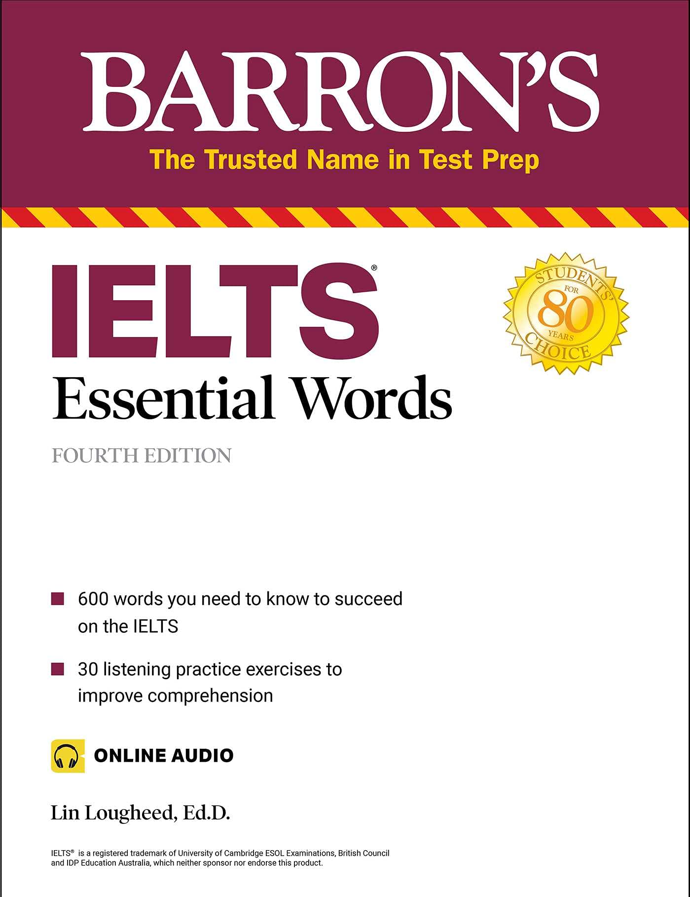 BARRON'S ESSENTIAL WORDS FOR THE IELTS (4TH ED.)