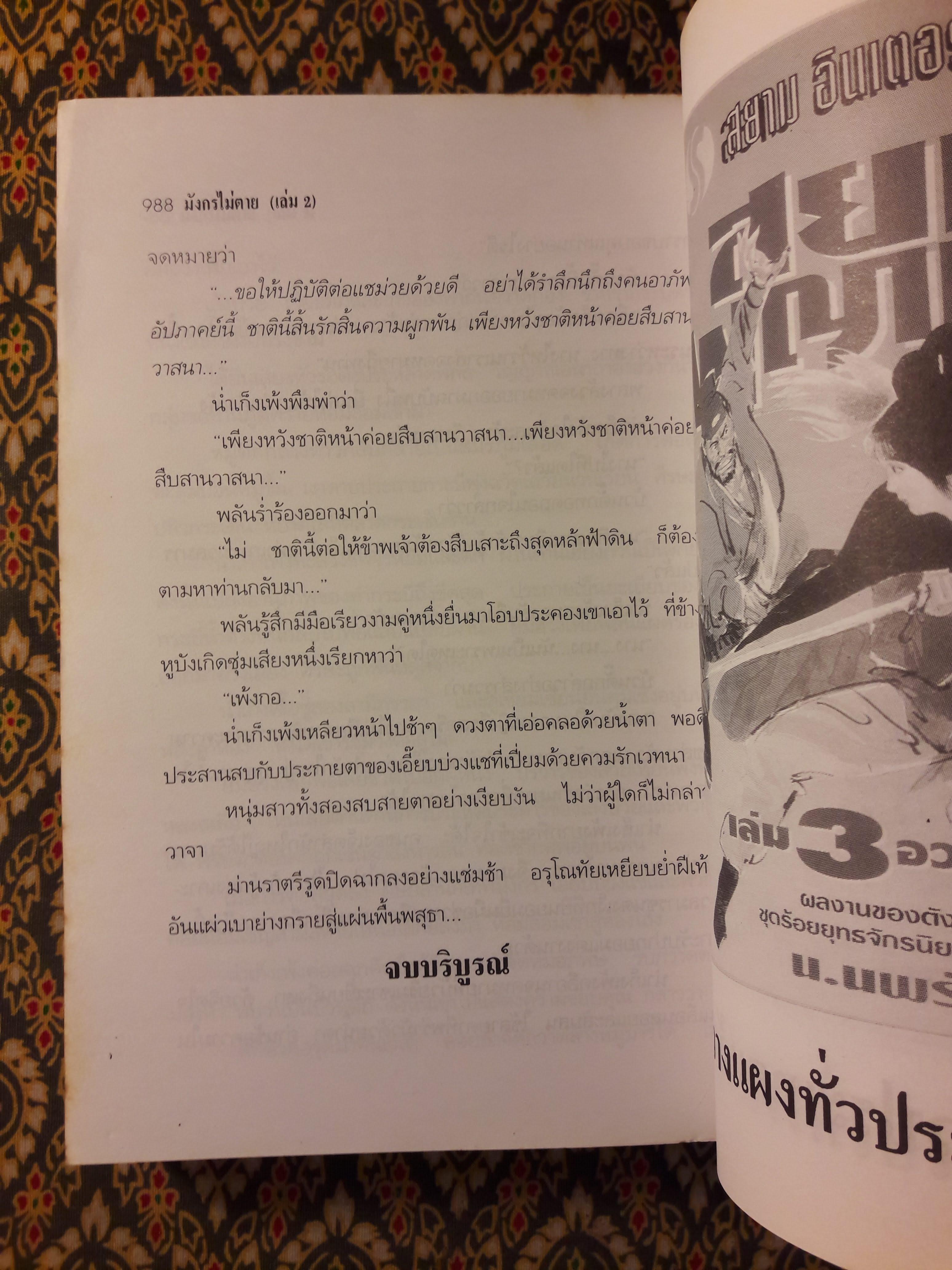 มังกรไม่ตาย (2 เล่มจบ)