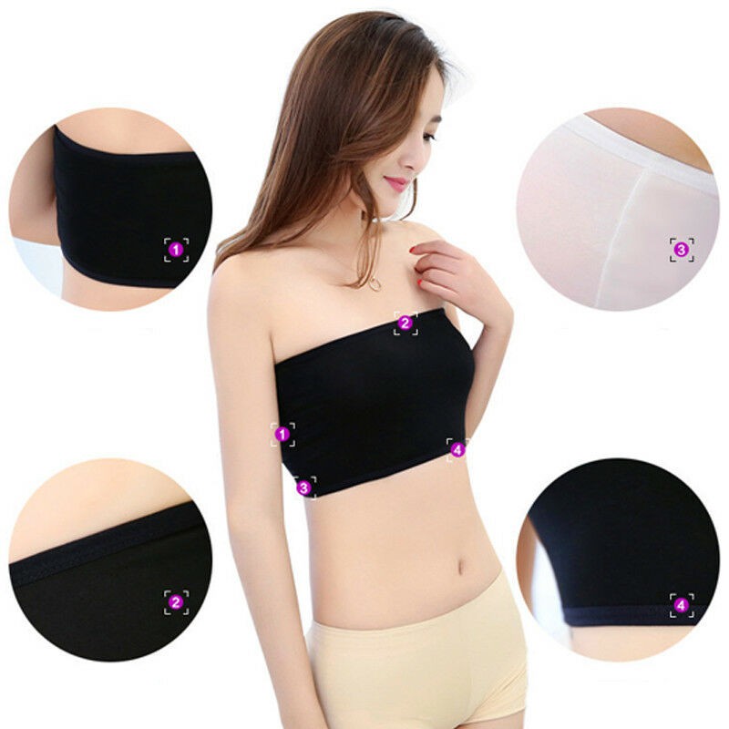 MUISUNGSHOP เสื้อซับในแบบเกาะอก สำหรับสตรี