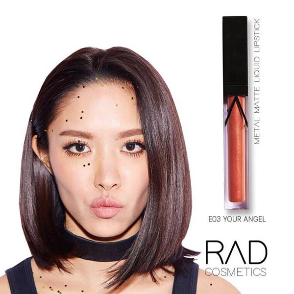 RAD liquid lipstick ทั้งแบบ เมทัลลิค และ แมท ของชาใช้ส่วนผสมเกรดดีที่สุดจาก USA เนื้อลิปดีมาก
