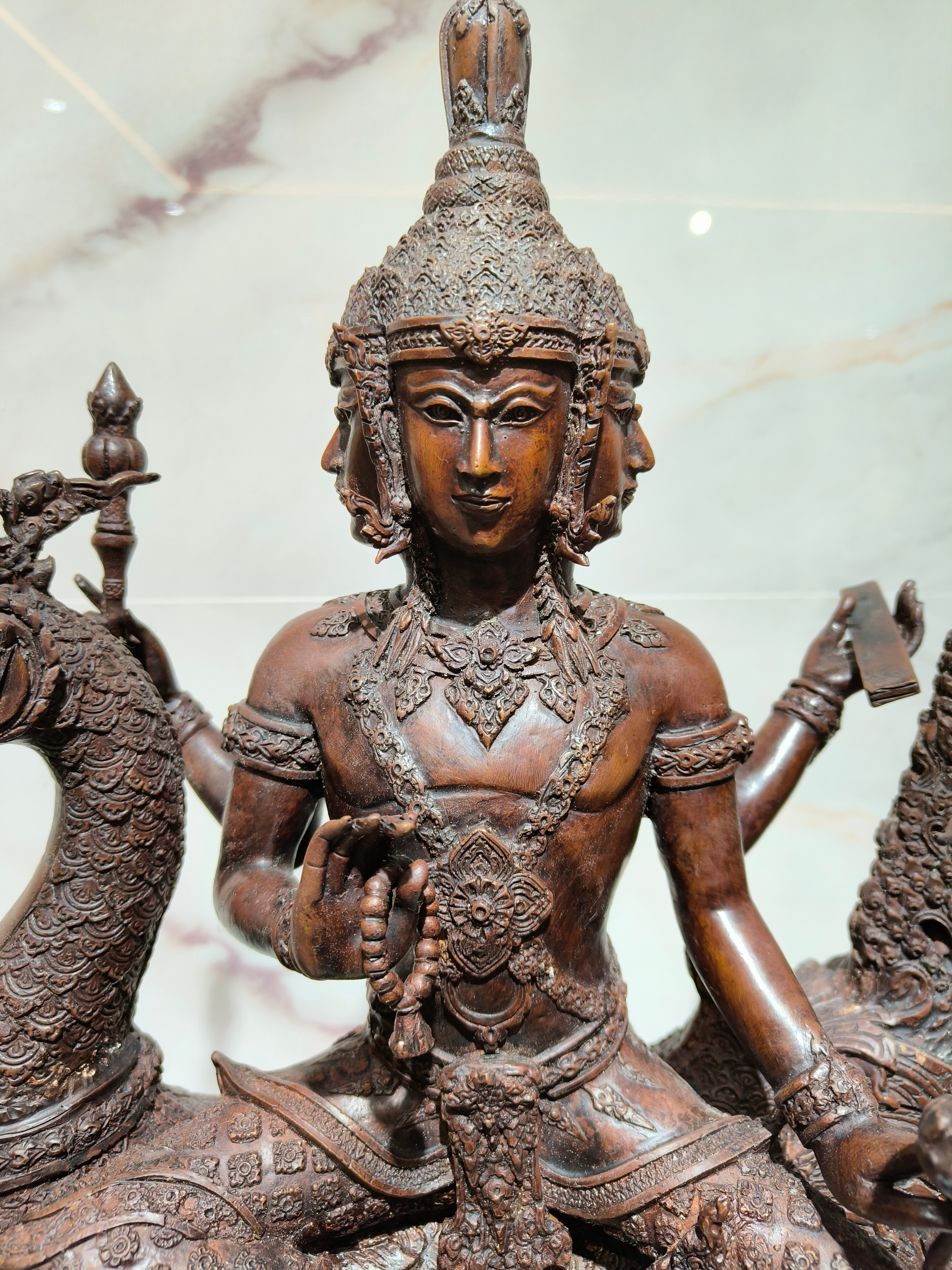 รูปหล่อ พระพรหมทรงหงส์ หน้าตัก 9 นิ้ว