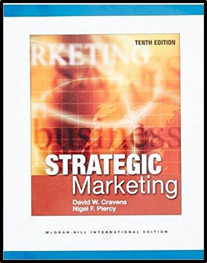Strategic Marketing ISBN 9780071326230