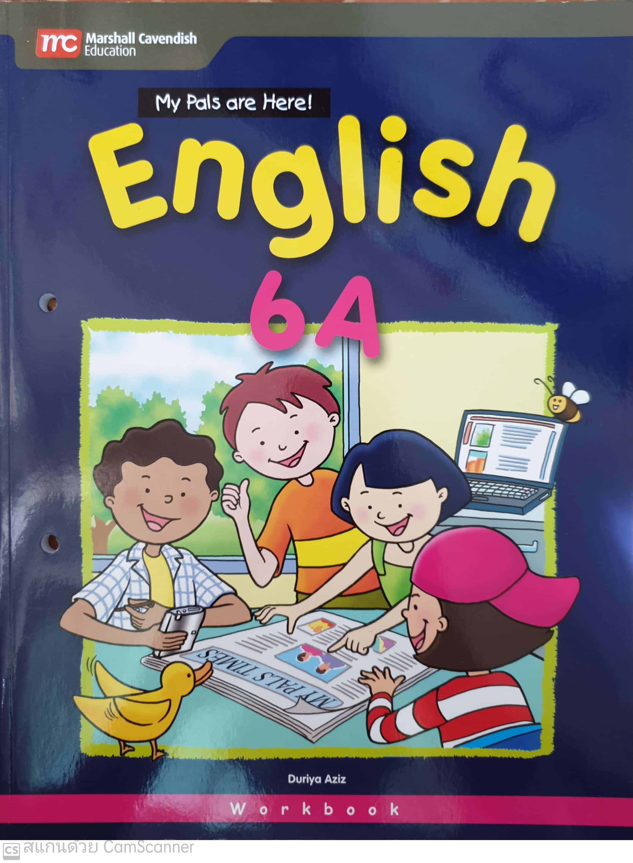 แบบเรียนฝึกหัดภาษาอังกฤษ ป.6 MPH English Workbook 6A