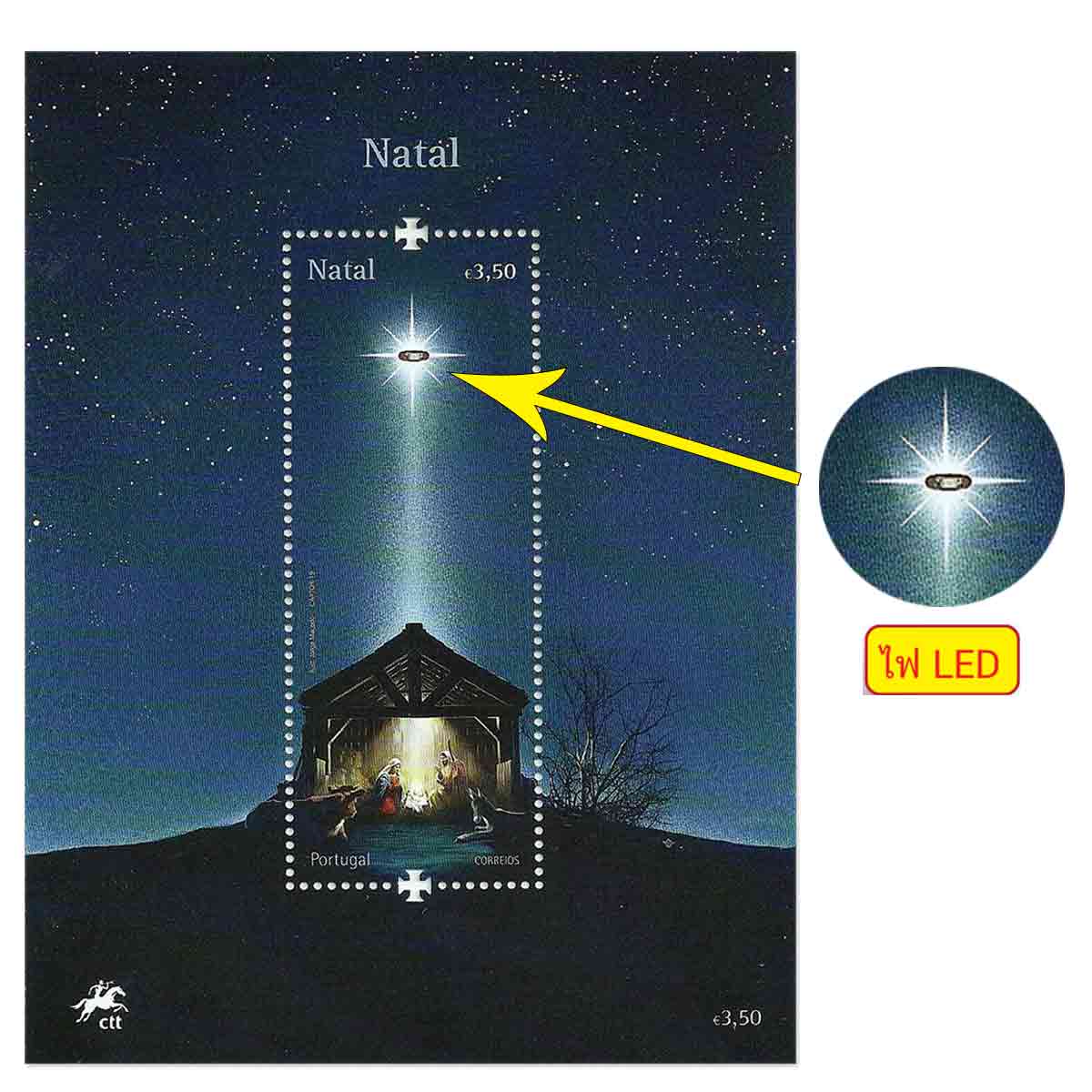 Portugal Stamp, 2020 Portugal Christmas S/S