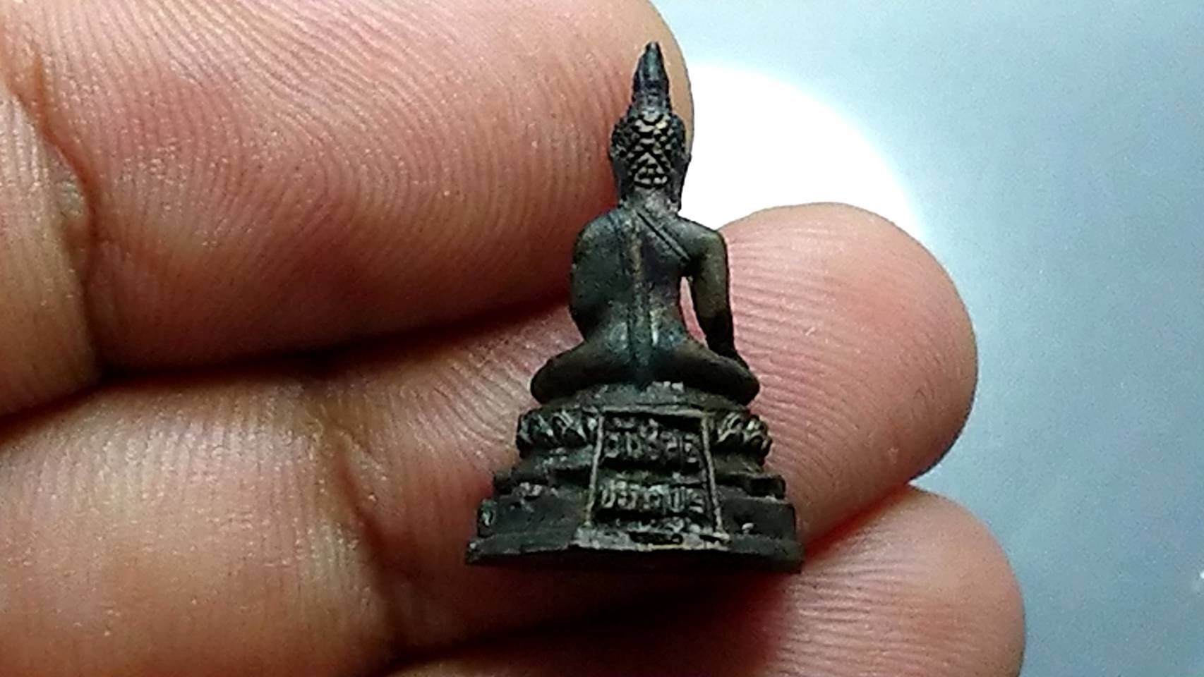 พระกริ่งพระชัยหลังช้าง เนื้อทองแดง วัดชลอ นนทบุรี 2539