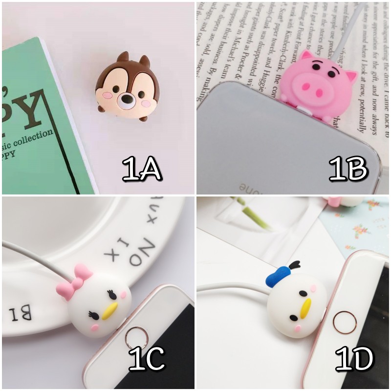 MUISUNGSHOP Cable bite ถนอมสายชาร์จ ที่ล๊อค ตัวล็อกกันสายชาร์จหัก เคเบิ้ลไบท์ สำหรับสายแบบกลม ขนาด 3 มม