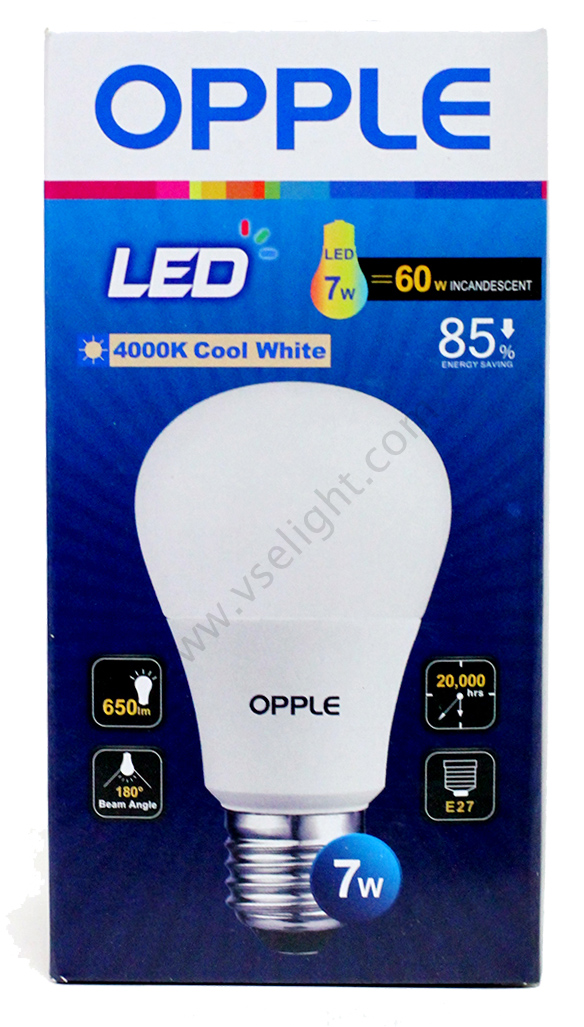 หลอด LED Bulb Opple 7W แสง Cool White