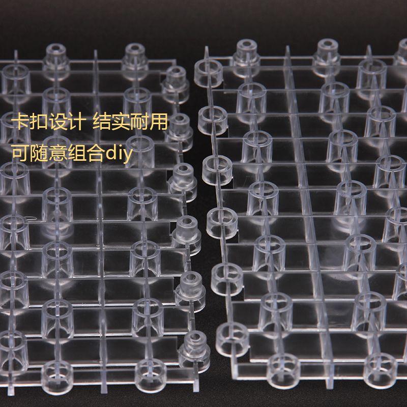 ขาตะแกรงตะแกรงแฟร็ก สีใส