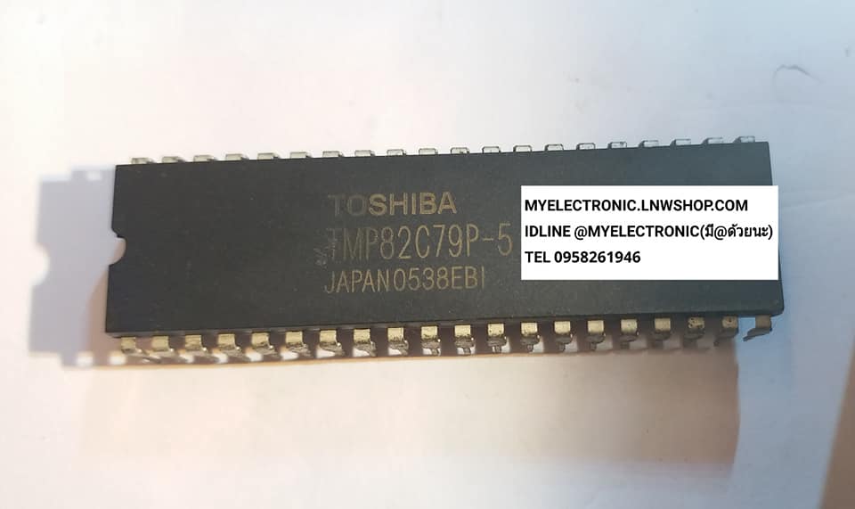 ขาย TMP82C79P-5 ตัวถังDIP40ขา ไอซี82C79 ยี่ห้อTOSHIBA ราคาตัวละบาท
