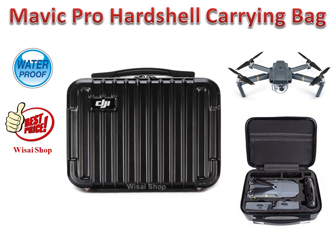 กระเป๋า Waterproof Hardshell Carrying/Handbag สำหรับ DJI Mavic Pro - สีดำ