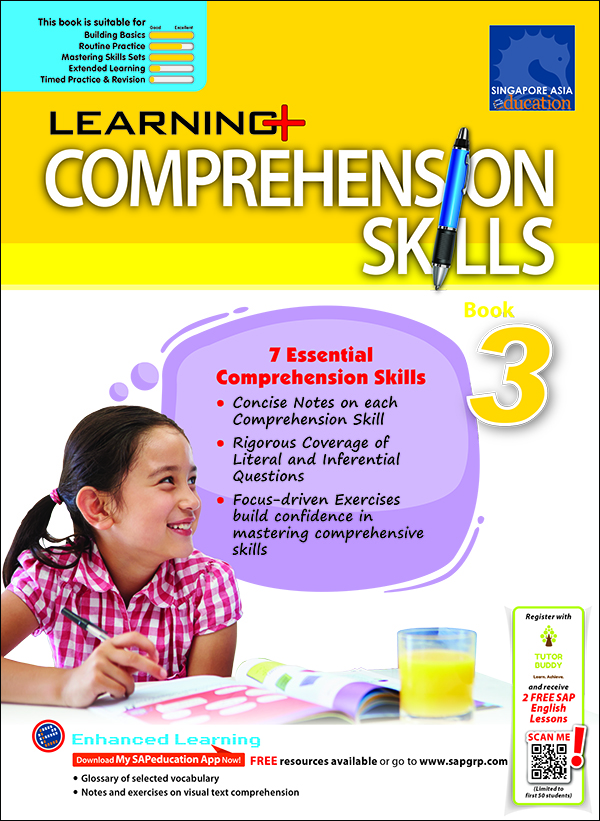 แบบฝึกหัดการจับใจความ ป.3 LEARNING+ ENGLISH COMPREHENSION SKILLS Book 3