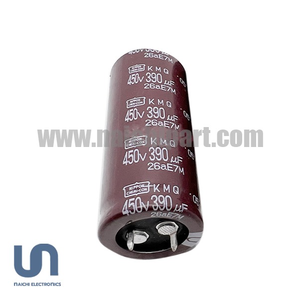 E คาปาซิเตอร์ 390uF 400V 450V 500V 105°C