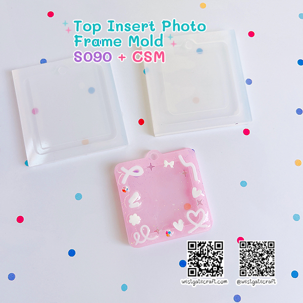 แม่พิมพ์ซิลิโคน SHAKE S090 Top Insert Photo Frame Mold + CSM