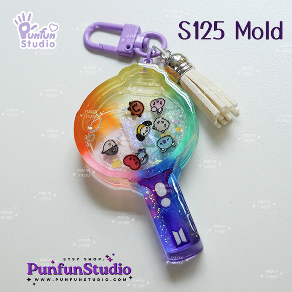 แม่พิมพ์เรซิ่น BTS Army Bomb Shaker Mold S125