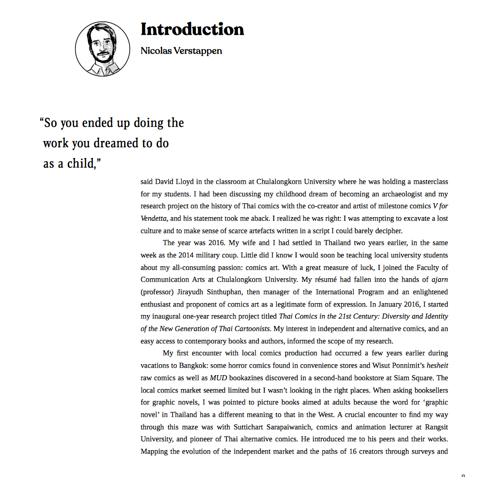 The Art of Thai Comics By NICOLAS VERSTAPPEN