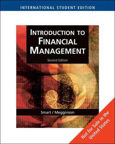 Introduction to Financial Management (IE) ISBN 9780324323818
