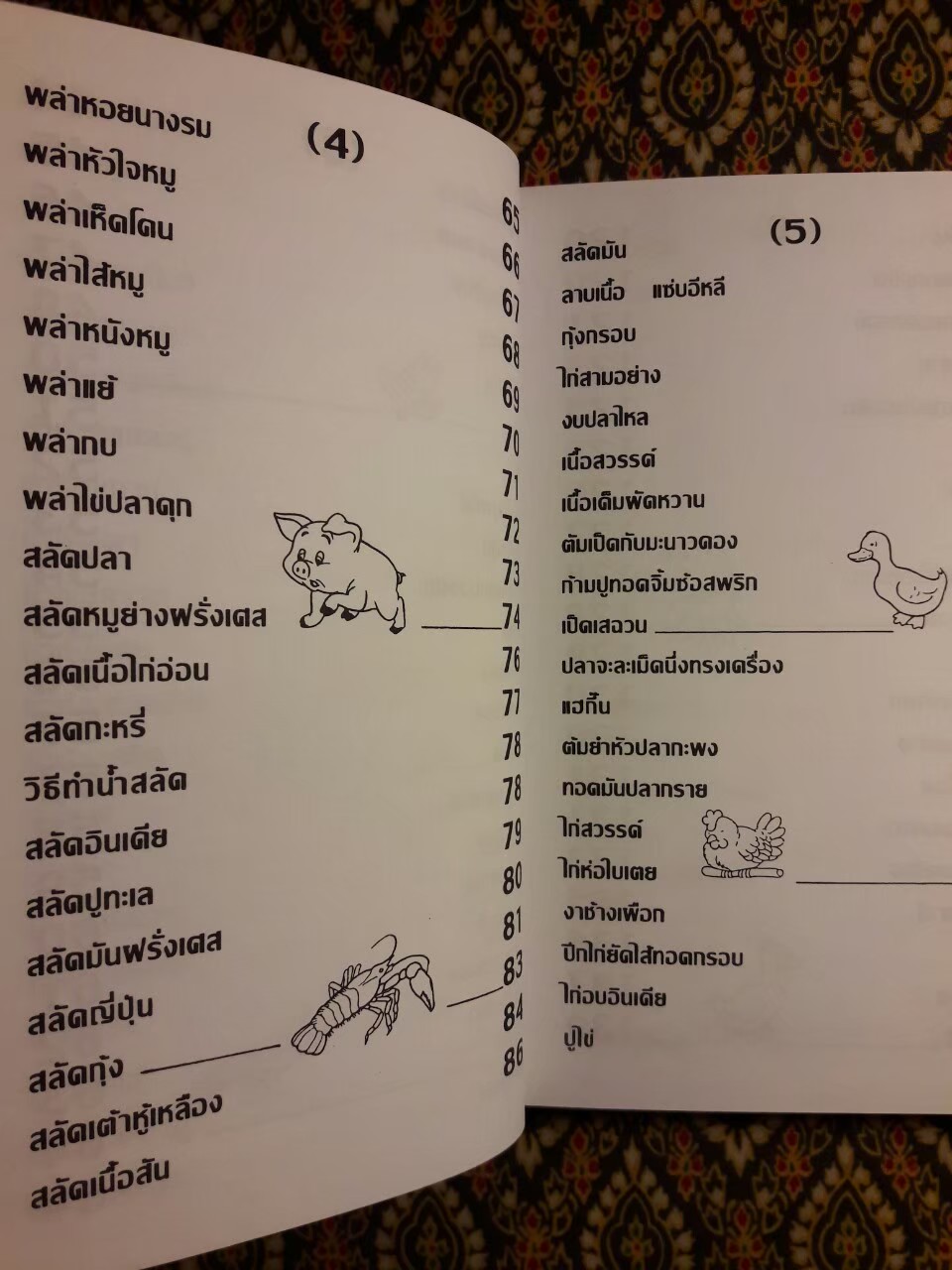 ตำรากับข้าว กับแกล้มเหล้า