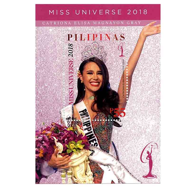 Philippines Stamp, 2018 Miss Universe S/S