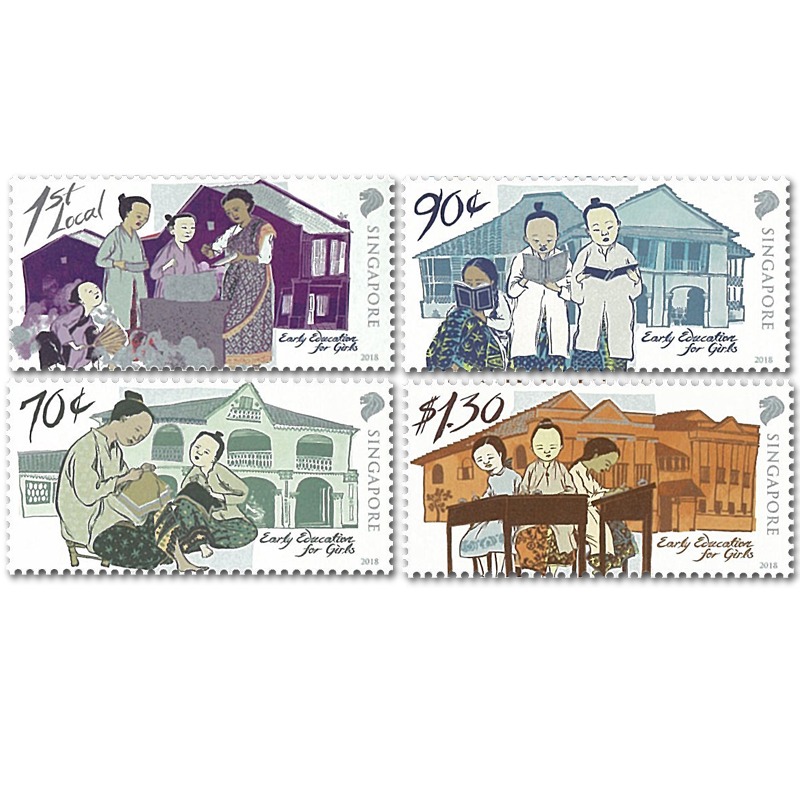 Singapore Stamp, 2018 Early Education for Girls