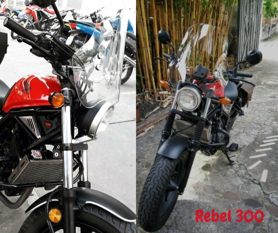 ชิวหน้า ไฟกลม ทรงสูง 47 ซม. สีใส