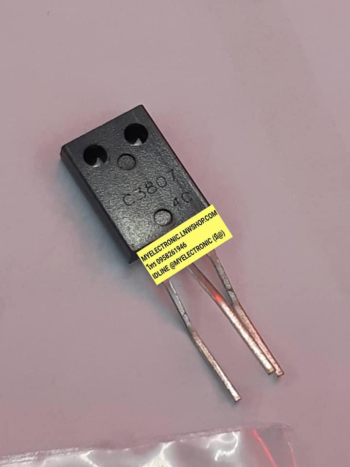 ขาย 2SC3807 ตัวถังTO-126 ยี่ห้อ 2S C3807 TRANSISTOR ทรานซิสเตอร์ ราคา ตัวละ . . . . . . . หน่วย บาท