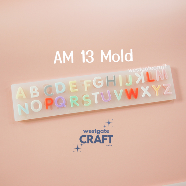 แม่พิมพ์ตัวอักษร AM13-15 Mold / Height 1.1-1.5 cm