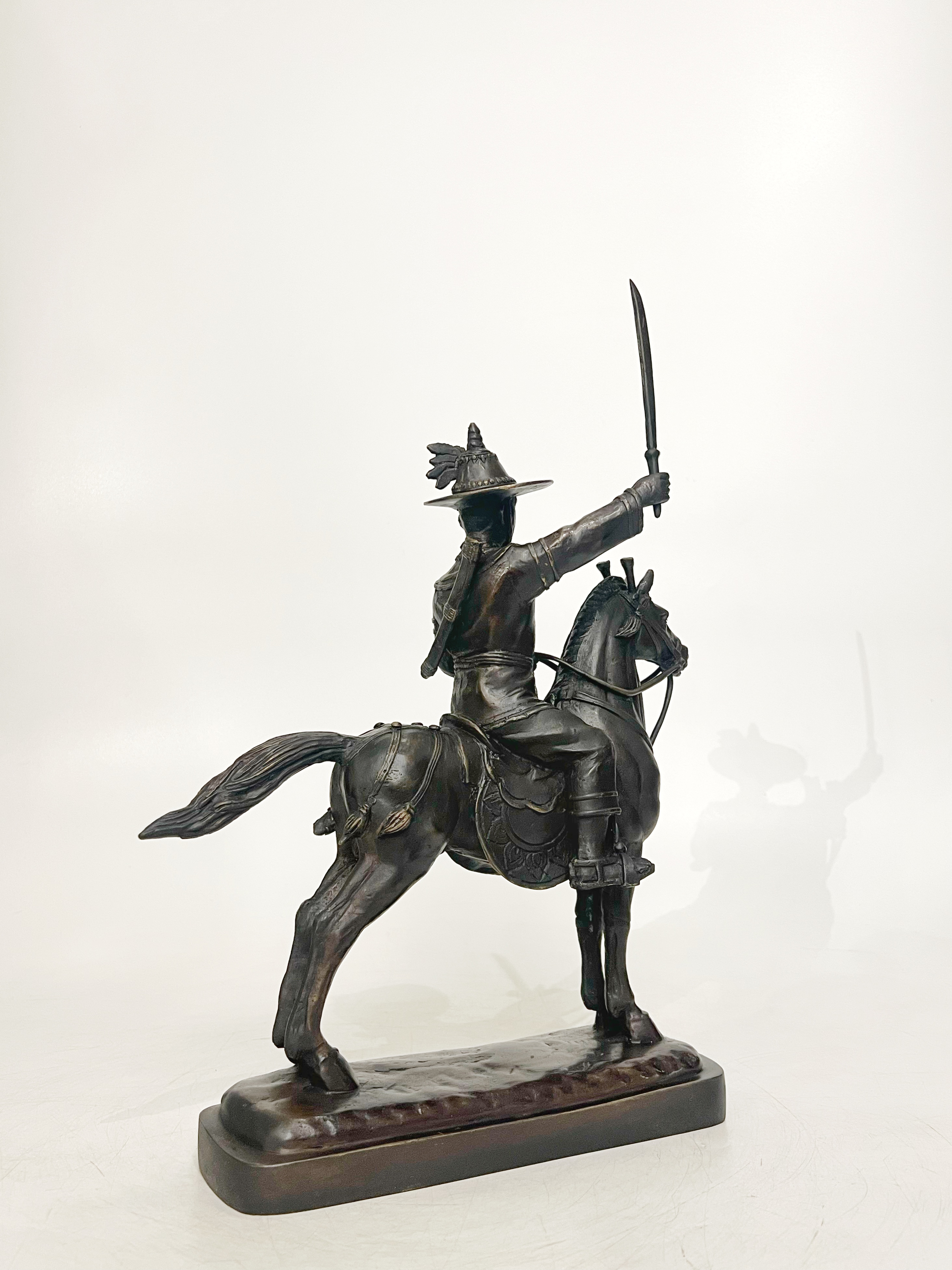 รูปหล่อ พระเจ้าตากสินมหาราช ทรงม้า หน้าตัก 5 นิ้ว