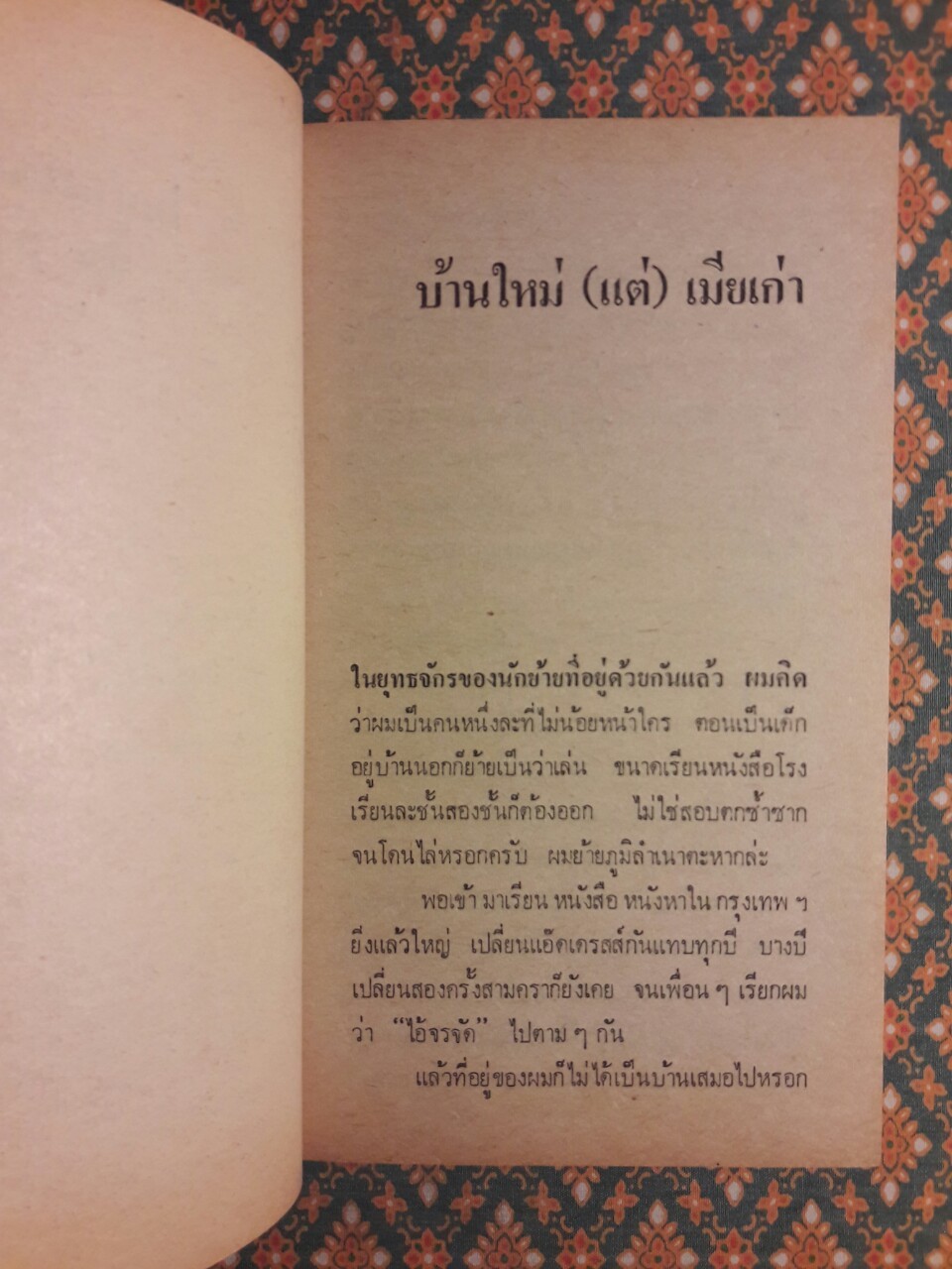 ในบ้านจัดสรรมีนิยาย