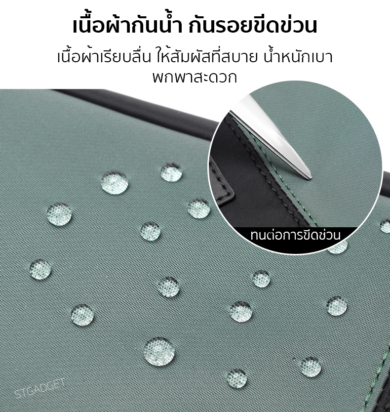 กระเป๋าสะพายข้าง Crossbody Bags กระเป๋าผู้ชาย กระเป๋าใส่ไปทำงาน ของแท้ 100% ใส่ iPad ได้ A053